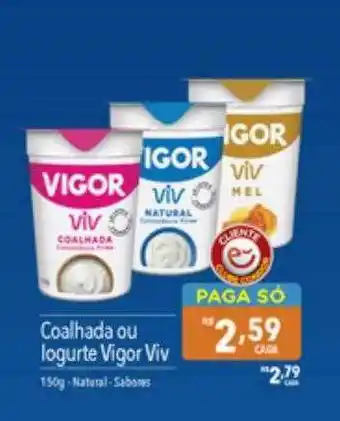 Coalhada ou iogurte vigor viv