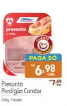 Supermercados Condor Presunto perdigão condor oferta