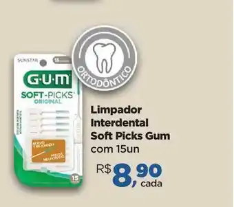 Limpador Interdental Soft Picks Gum