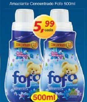Supermercados Guanabara Amaciante Concentrado Fofo 500ml oferta