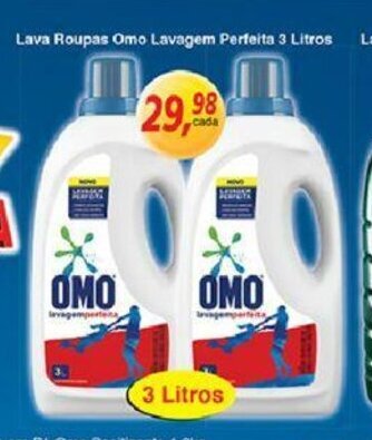 Supermercados Guanabara Lava roupas Omo Lavegem Perfeita 3L oferta