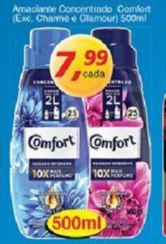 Supermercados Guanabara Amaciante Concentrado Comfort 500ml oferta