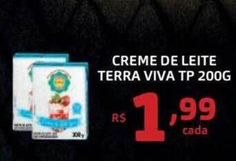 Bahamas Supermercados Creme de leite terra viva tp oferta