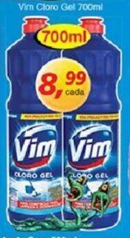 Supermercados Guanabara Vim Cloro Gel 700ml oferta
