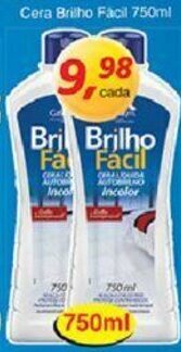 Supermercados Guanabara Cera Brilho Facil 750ml oferta