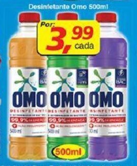 Supermercados Guanabara Desinfetante Omo 500ml oferta