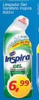 Supermercados Guanabara Limpador Gel Sanitario Inspira 500ml oferta