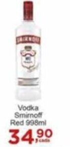 Rossi Supermercado Vodka Smirnoff Red 998ml oferta
