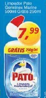 Supermercados Guanabara Limpador Pato Germinex marine 500ml gratis 250ml oferta