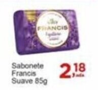 Rossi Supermercado Sabonete Francis Suave 85g oferta