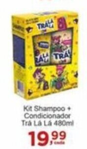 Rossi Supermercado Kit Shampoo + Condicionador Tra La la 480ml oferta