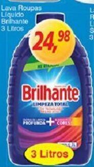 Supermercados Guanabara Lava Roupas Liquido Brilhante 3L oferta