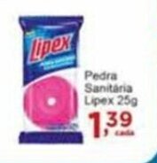 Rossi Supermercado Pedra sanitaria Lipex 25g oferta