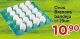 Rossi Supermercado Ovos Brancos Bandeja c/ 20un oferta