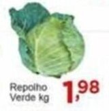 Rossi Supermercado Repolho Verde 1kg oferta