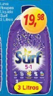 Supermercados Guanabara Lava Roupas Liquido Surf 3L oferta