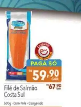 Supermercados Condor Filé de salmão costa sul oferta