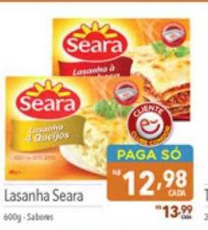 Supermercados Condor Lasanha seara oferta