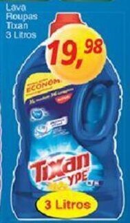 Supermercados Guanabara Lava roupas Tixan 3L oferta
