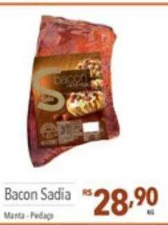 Supermercados Condor Bacon sadia oferta