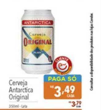 Supermercados Condor Cerveja antarctica original oferta