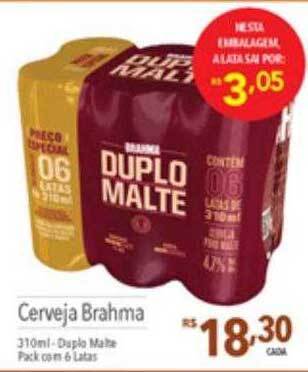 Supermercados Condor Cerveja brahma oferta