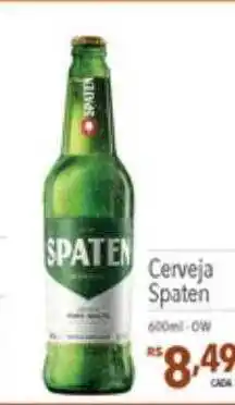 Supermercados Condor Cerveja spaten 600ml ow oferta