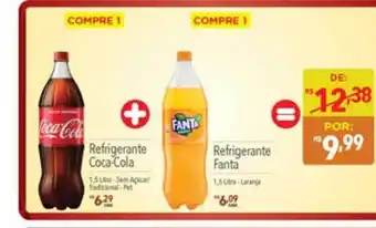 Supermercados Condor Refrigerante coca-cola + refrigerante fanta oferta