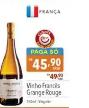 Supermercados Condor Vinho francês grange rouge oferta