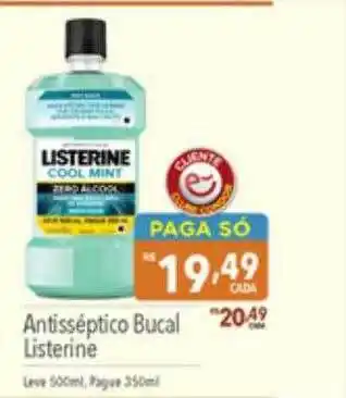 Antisséptico bucal listerine
