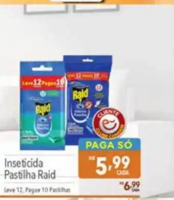 Inseticida pastilha raid