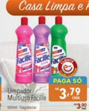 Supermercados Condor Limpador multiuso facille oferta
