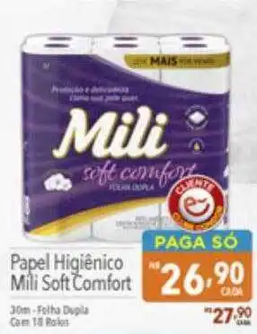 Supermercados Condor Papel higiênico mili soft comfort oferta