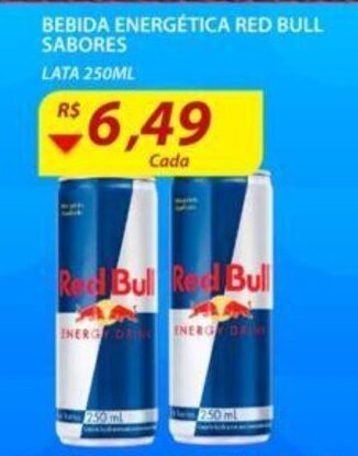 Assaí Atacadista Bebida Energetica Red Bull Sabores 250ml oferta