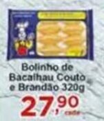 Rossi Supermercado Bolinho de Bacalhau Couto e Brandao 320g oferta