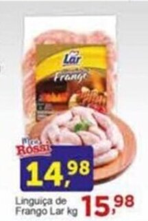 Rossi Supermercado Linguica de Frango Lar 1kg oferta