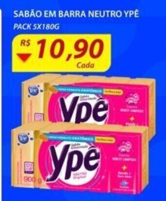 Sabao em Barra neutro Ype 5x180g