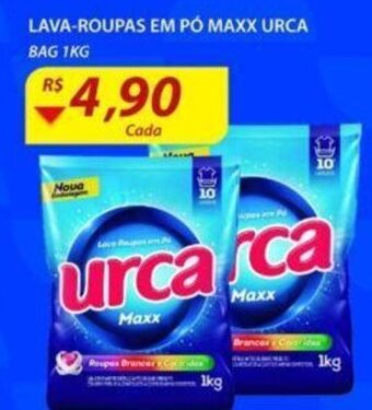 Assaí Atacadista Lava roupas em po Maxx Urca 1kg oferta