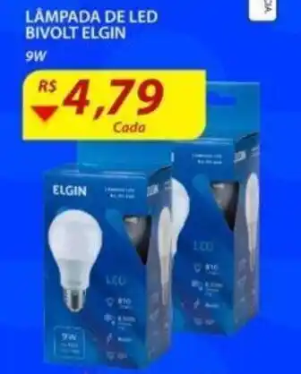 Assaí Atacadista Lampada de Led Bivolt Elgin 9W oferta