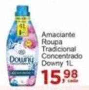 Rossi Supermercado Amaciante Roupa Tradicional Cocentrado Downy 1L oferta