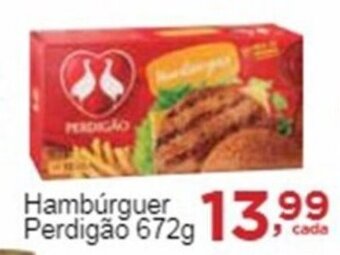Rossi Supermercado Hamburguer Perdigao 672g oferta
