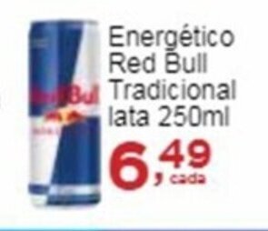 Rossi Supermercado Energetico Red Bull Trad. lata 250ml oferta