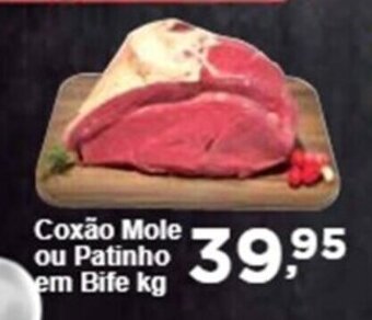 Rossi Supermercado Coxao Mole ou Patinho Em Bife 1kg oferta