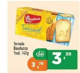 Supermercados Pague Menos Torrada Bauducco Trad. 142g oferta