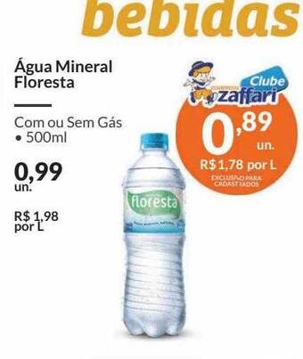 Zaffari Água mineral floresta oferta