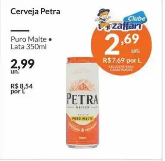 Zaffari Cerveja petra oferta