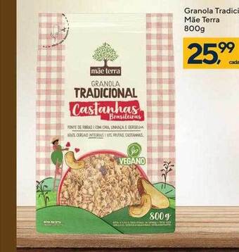 Coop Granola tradicional mãe terra oferta