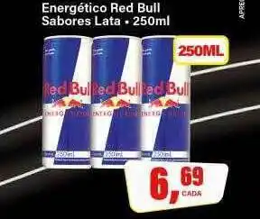 Energético red bull sabores lata