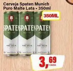 Rede Supermarket Cerveja spaten munich puro malte lata oferta