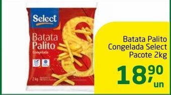 Tenda Atacado Batata palito congelada select pacote 2kg oferta